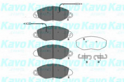 KAVO PARTS kbp6586 -  Комплект тормозных колодок, дисковый тормоз